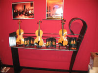 Three Stevan Rakić's violins on Cremona Mondomusica 2008 exhibition